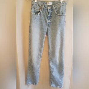 Agolde Kye mid rise cropped straight jean